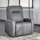 Fauteuil Berçant Motorisé en cuir Elran -0