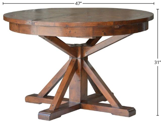 LH Home Irish Coast African Dusk Round Dining Table-1