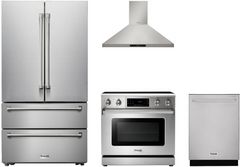 Thor Kitchen® 4 Piece Stainless Steel Kitchen Package