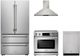 Thor Kitchen® 4 Piece Stainless Steel Electric Kitchen Package-0