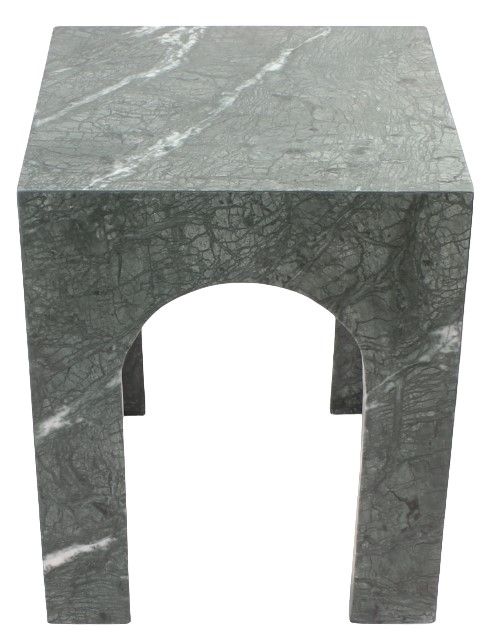 Meridian Furniture Palermo Green Marble End Table-3