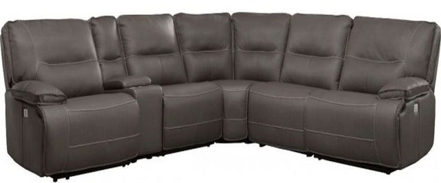 Parker House® Spartacus 6-Piece Haze Power Reclining Modular Sectional-0