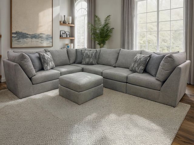 Behold™ Home Archie Gray Ottoman-1