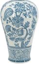 A & B Home Blue/White Ceramic Flower Vase-2