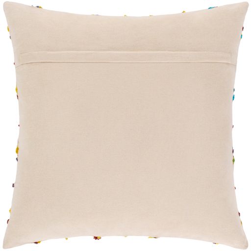 Surya Callie Burnt Orange 22"x22" Toss Pillow with Polyester Insert-1