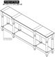 International Furniture Direct Tiffany Black 94" Sofa Table-2