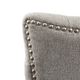 Olliix by Madison Park Lucas	Light Grey Button Tufted Captain Accent Chair-3