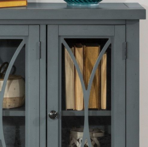 HH2 Home Bayside Robin Egg Blue 3-Door Cabinet-2