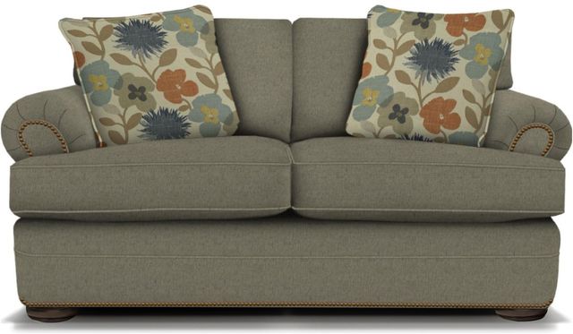 Creek Side Customs Customizable Knox Loveseat with Nailhead Trim-4