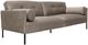 Armen Living Michalina Fossil Gray Velvet Sofa-0
