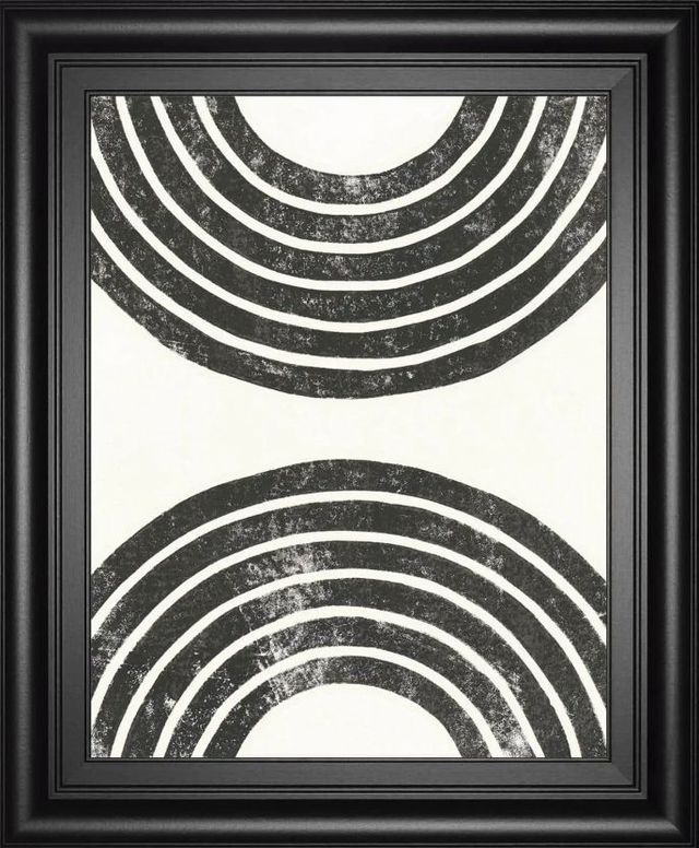 Classy Art Over the Rainbow BW I by Moira Hershey Wall Art-0