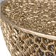 A & B Home Gold Aluminum Coffee Table-2
