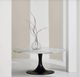 Renwil® Loveada White Marble Top Coffee Table with Matte Black Base-3