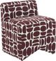 TOV Furniture Pippa Merlot Jacquard Weave Accent Stool-0