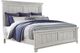 Liberty River Place 4-Piece Riverstone White/Tobacco Queen Panel Bedroom Set-1