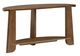Magnussen Home® Tanner Tawny Brown Demilune Sofa Table-0