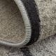 Feizy 39LIF Kano Ivory/Charcoal 5'x8' Area Rug-3