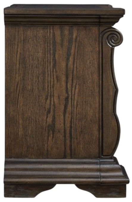 Signature Design by Ashley® Maylee Dark Brown Nightstand-2