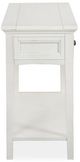 Magnussen Home® Heron Cove Chalk White Rectangular Sofa Table-4