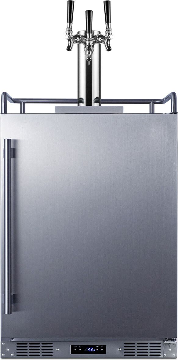 Summit® 24" Stainless Steel Outdoor Kegerator -0