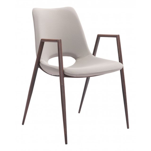 Zuo® Modern Desi Beige Dining Chair-0