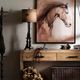 Crestview Collection Shot Brown Table Lamp-1
