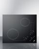 Summit® 22" Black Electric Cooktop-1