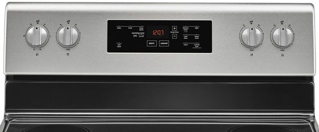 Maytag® 30" Fingerprint Resistant Stainless Steel Free Standing Electric Range-4