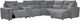 Signature Design by Ashley® Modmax II 6-Piece Pepper/Salt Modular Power Reclining Sectional-0