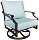 CabanaCoast® Customizable Verona Aluminum Outdoor Lounge Swivel Chair-0