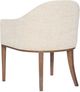 Hooker® Furniture Eleana Classic Linen/Light Caramel Upholstered Dining Arm Chair-3