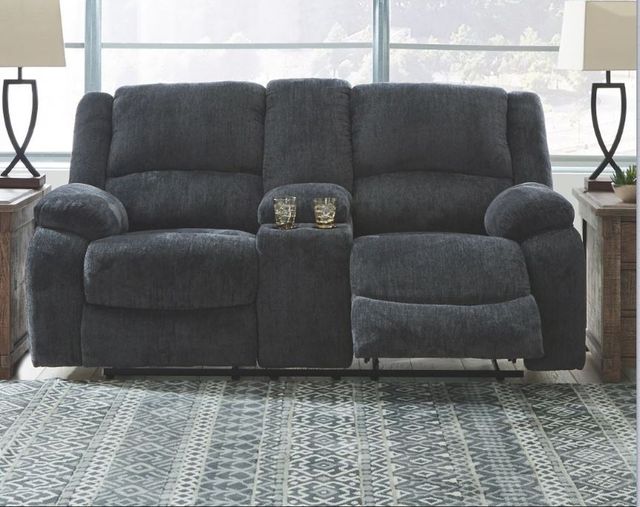 Signature Design by Ashley® Draycoll Slate Reclining Loveseat-6