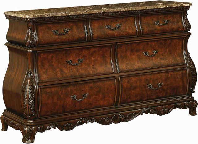 Coaster® Exeter 5-Piece Dark Burl California King Bedroom Set-2