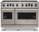 Viking® 5 Series 48" Pacific Gray Freestanding Natural Gas Range-0