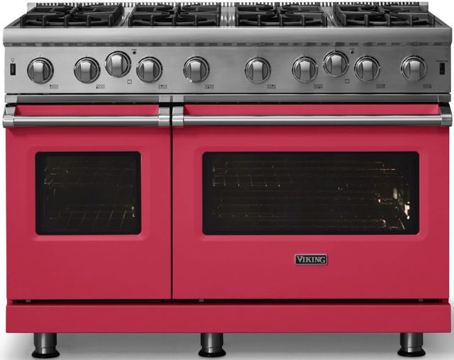 Viking® 5 Series 48” Valentine Pro Style Liquid Propane Gas Range-3