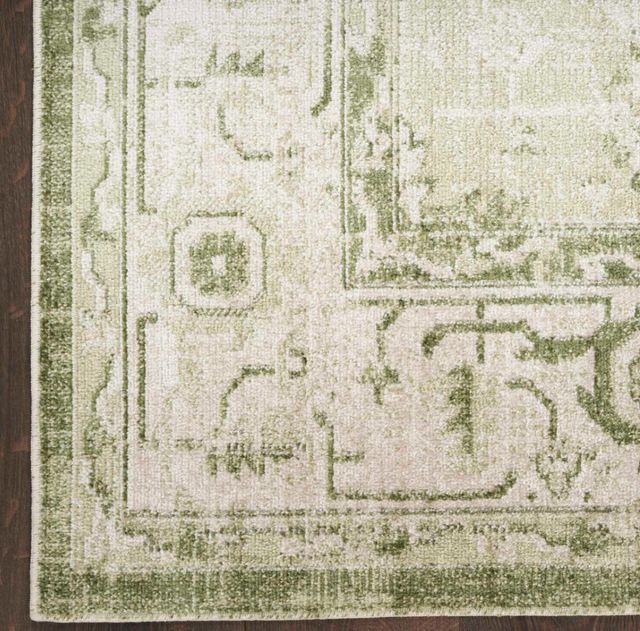 Nourison Home™ Astra Machine Washable Ivory Green 5'x7' Area Rug-2