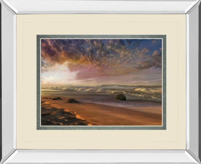 Classy Art Summer Magic by Mike Calascibetta Mirror Framed Wall Art-0