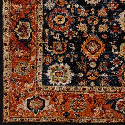 Surya Serapi Black/Dark Red 8'x11' Area Rug-1