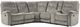 Parker House® Cooper 6-Piece Shadow Natural Manual Reclining L-Shape Sectional-0