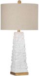 Bassett Mirror Comoros White Table Lamp-1