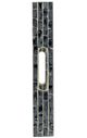 A & B Home Black 15" Capiz Tray-2