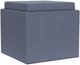 American Leather® Customizable Uno Fabric Ottoman-0