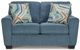 Signature Design by Ashley® Cashton Blue Loveseat-1