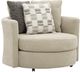 Albany Industries Glenrock Beige Swivel Chair-0