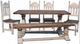 Vintage Furniture Column 6-Piece Dining Room Set-0