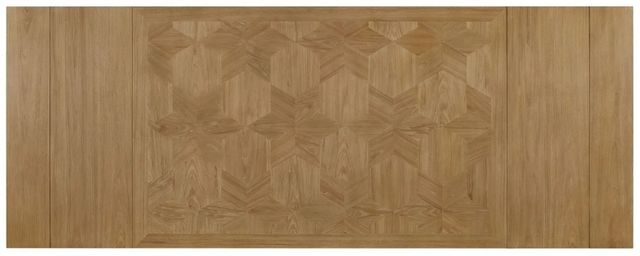 Bernards Tarrington Cashew Trestle Dining Table with Extension Leaf-3