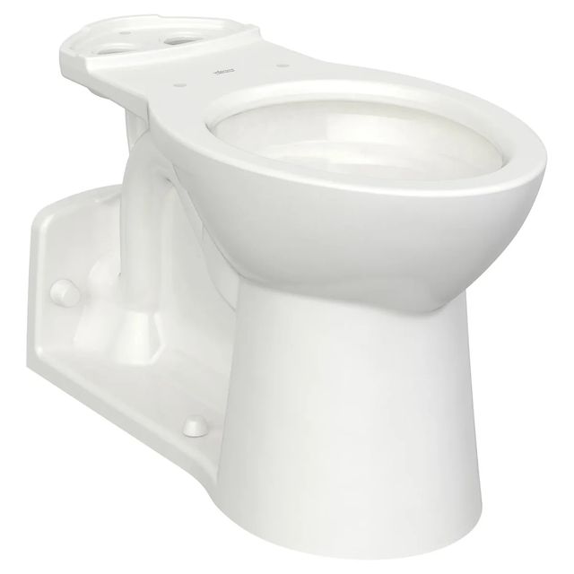 American Standard Yorkville White Chair Height Back Outlet Elongated EverClean® Bowl-0