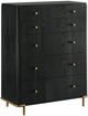 Coaster® Arini Black 5-Drawer Chest-0
