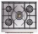 Ilve® Nostalgie II Noblesse 30'' Custom RAL Color Pro Style Dual Fuel Range with Copper Trim-2