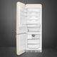 Smeg Retro Style 28 in. 18.0 Cu. Ft. Cream Bottom Freezer Refrigerator-3
